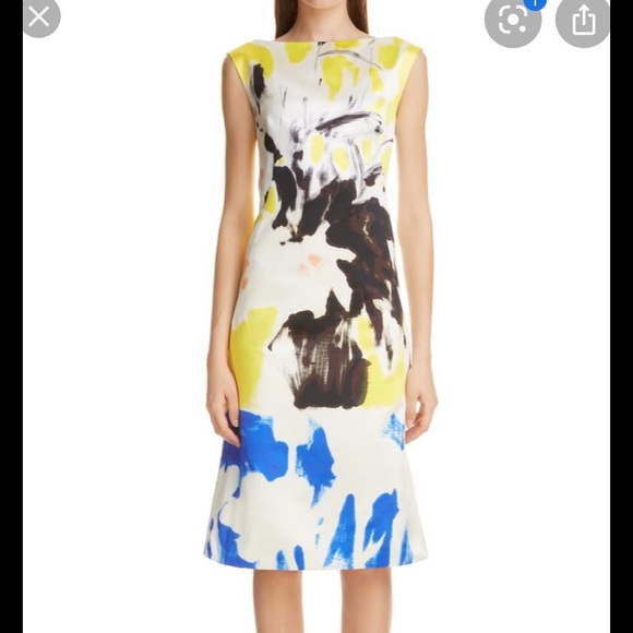 Dries Van Noten Dresses & Skirts - NEW | Dries Van Noten Silk Cotton Printed Dress
